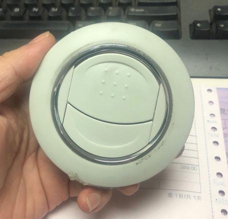 Air duct outlet, star, single air outlet, four-speed adjustment, injection molded parts, 121842