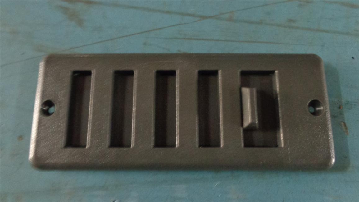 Sortie conduit d'air, WG140, porte-bagages de type K01, noir