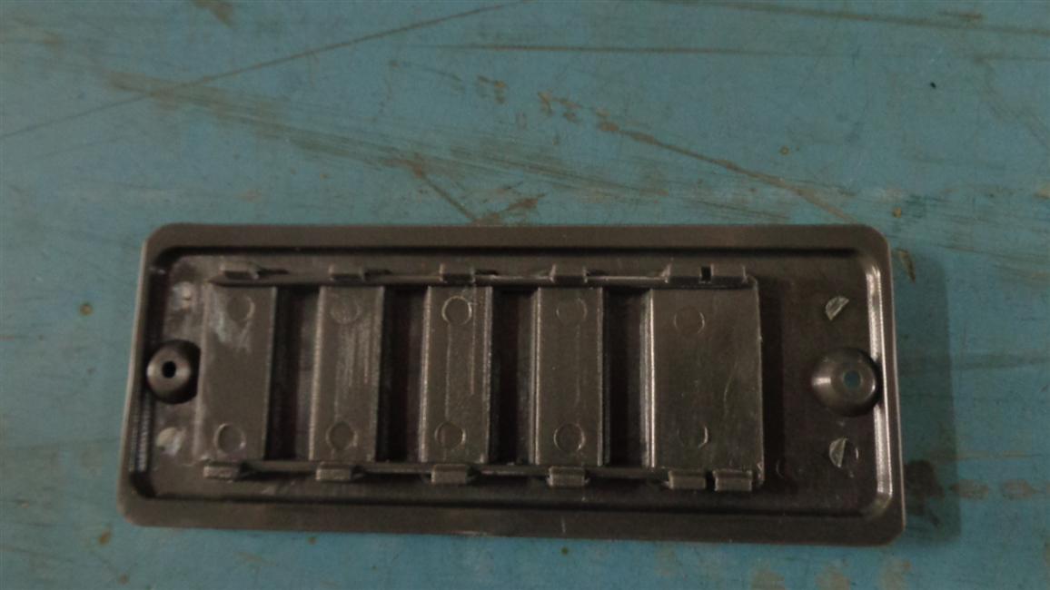 Air duct outlet, WG140, K01 type luggage rack, black-1