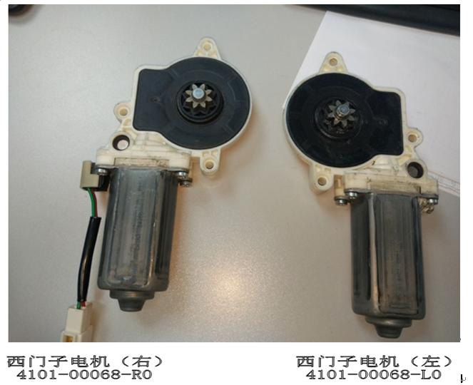 Driver's electric window motor (Siemens), left, 258900320