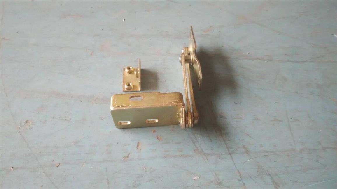 Side door hinge, four-link, widened, right front, 6128/6129-2