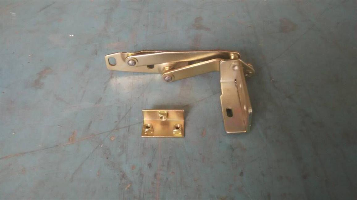 Charnière de porte latérale, à quatre maillons, élargie, avant gauche, 6128/6129-1