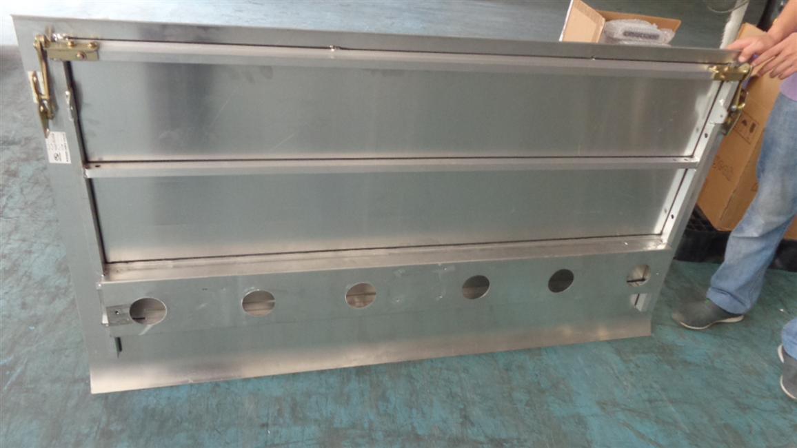 Three luggage compartment door on the left, side compartment door-iron hinge, aluminum alloy, 6120C2, SX19-2000-1