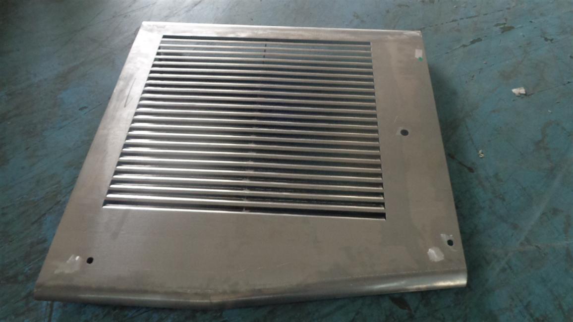 Left rear water tank bin door, side bin door-iron hinge, aluminum alloy, 6129Y, SX10/1-2000