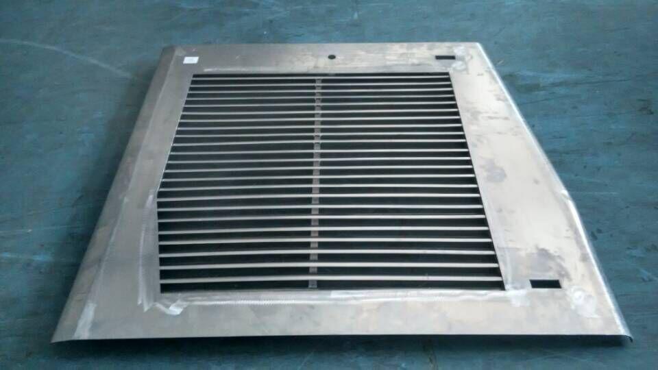 Left air intake compartment door-four connecting rod hinge, manual upturn, aluminum skin + aluminum skeleton, 6125CY, JF212C-1