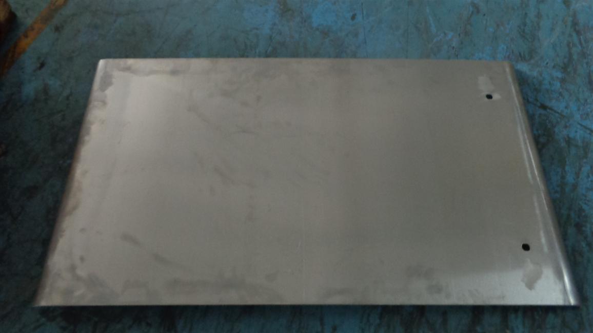 Battery bin door, side bin door-iron hinge, aluminum alloy, 6140Y, SX10/1-2000