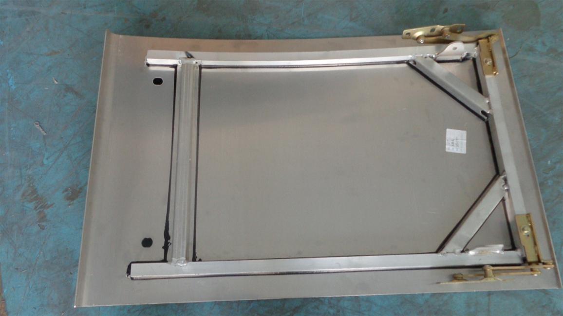 Rear wheel rear side bin door-iron hinge, aluminum alloy, 6799Y, SX10/1-2000-2