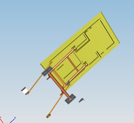 Слева три багажного отделения, боковой ручной ход двери, алюминийный сплав, 6125HY, замок галстука