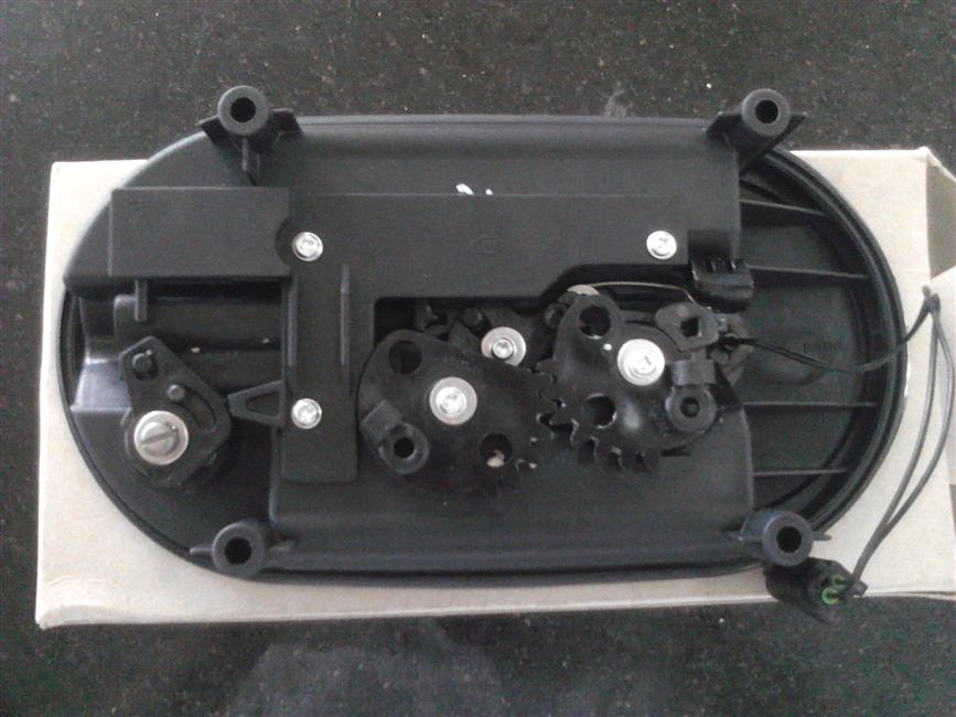 Warehouse door lever lock, 602N758, imported black oval belt light-1