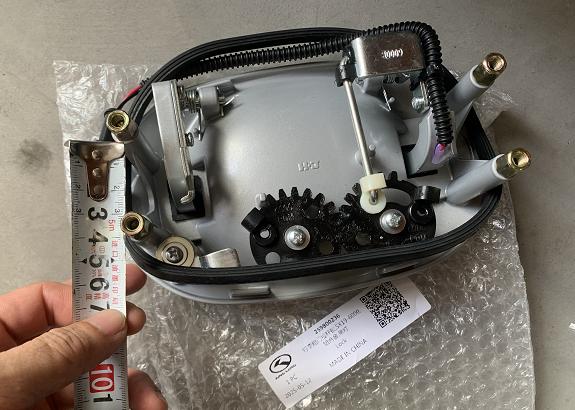 Luggage door lever lock, SX19-6000, aluminum alloy, with lamp