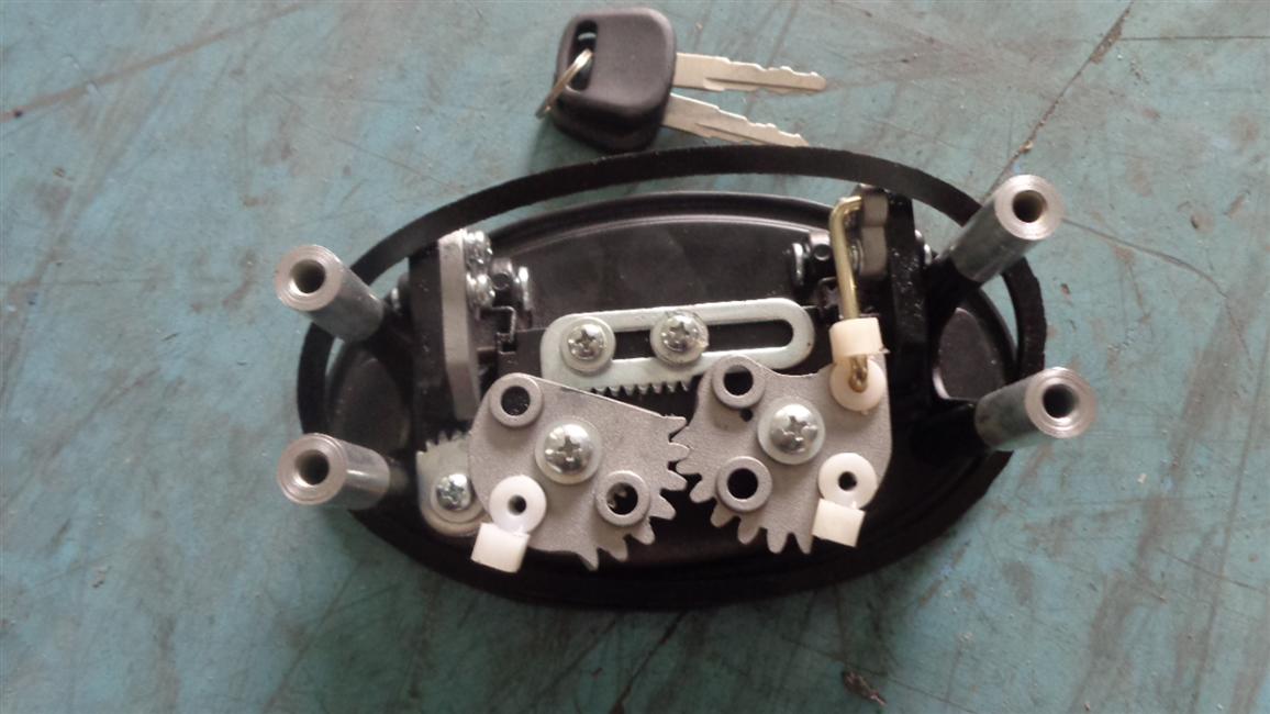 Rear door lever lock, JF172A, aluminum alloy-1