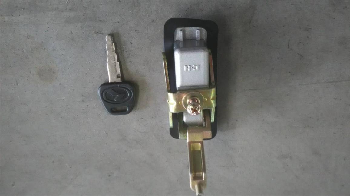 Long simple lock, Hangyu, SX7/6-1000F, zinc alloy-1