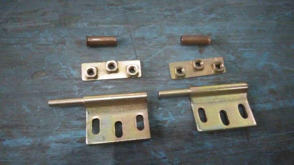 Side door hinge, single-axis iron hinge, Q345