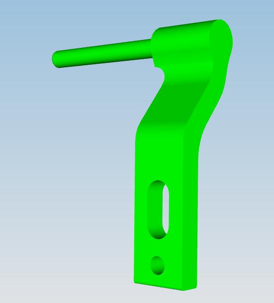 Петля боковой двери, одноосная петель, липкая сталь, левая сторона