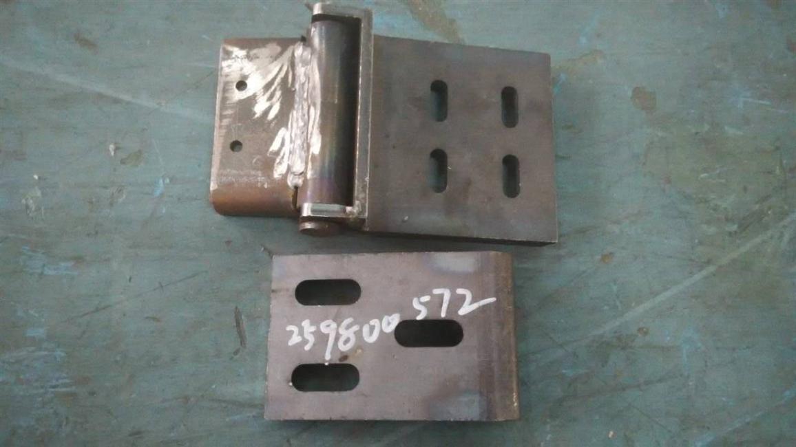 Rear door hinge, single shaft, Q235 t=6.0-1
