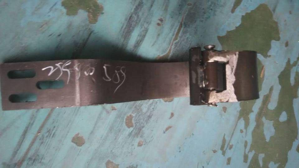 Rear door hinge, shaft hinge, Q235A t=10.0, question mark hinge-1