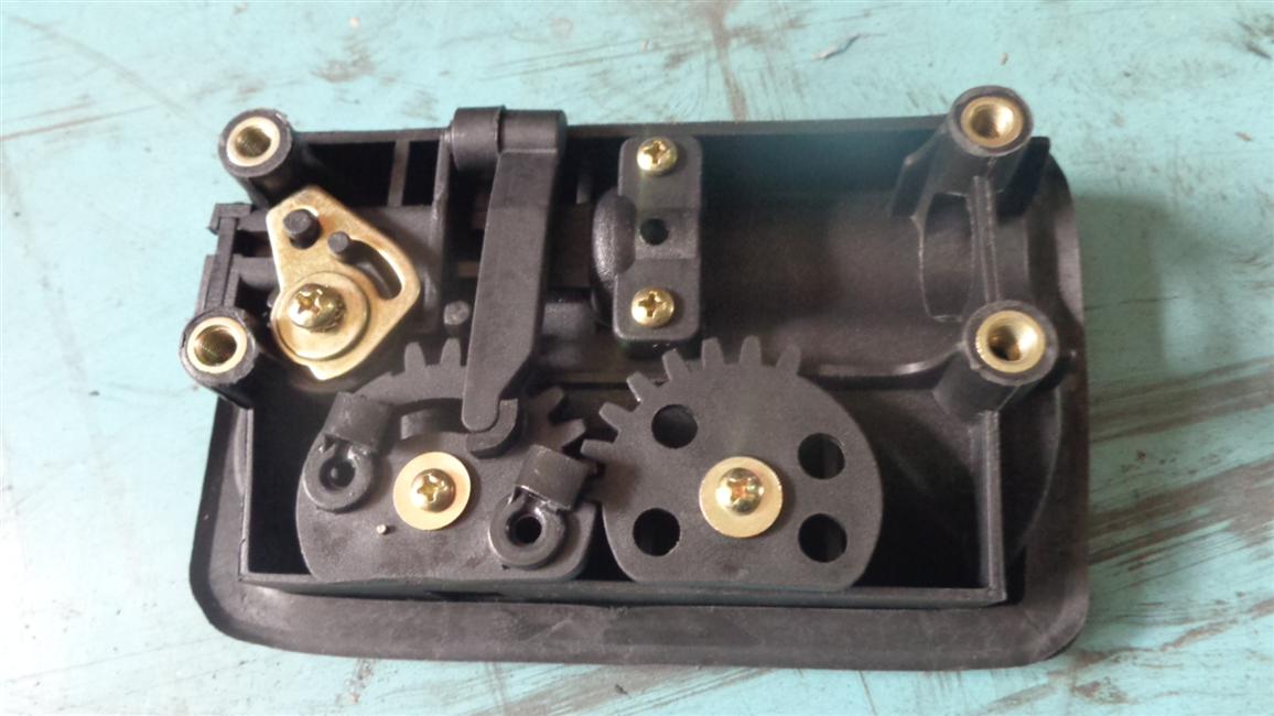 Trolley lock, SX9D-1000, black, square luggage compartment lock-1