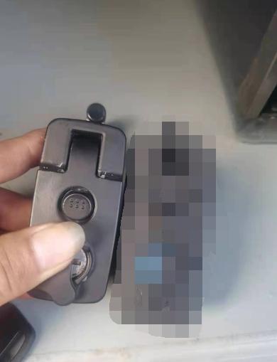 Simple lock, Hangyu, SX7/10-8000C, black