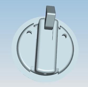 Metal pull-ring lock, JC-50025-2