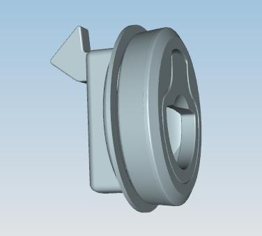 Metal pull-ring lock, JC-50025-1