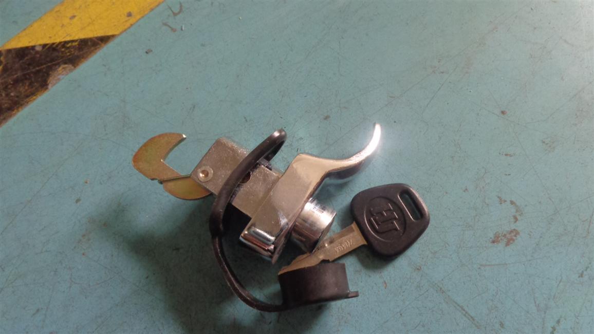 Rear door lock assembly, 6127G, 159A