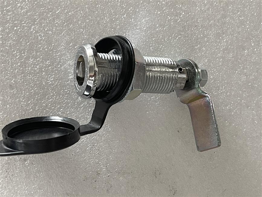 Full thread elongated triangle simple lock, 6131AGWE