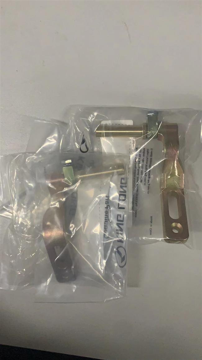 Side door hinge, single-axis hinge, cast steel + stainless steel, right side, exposed optimization