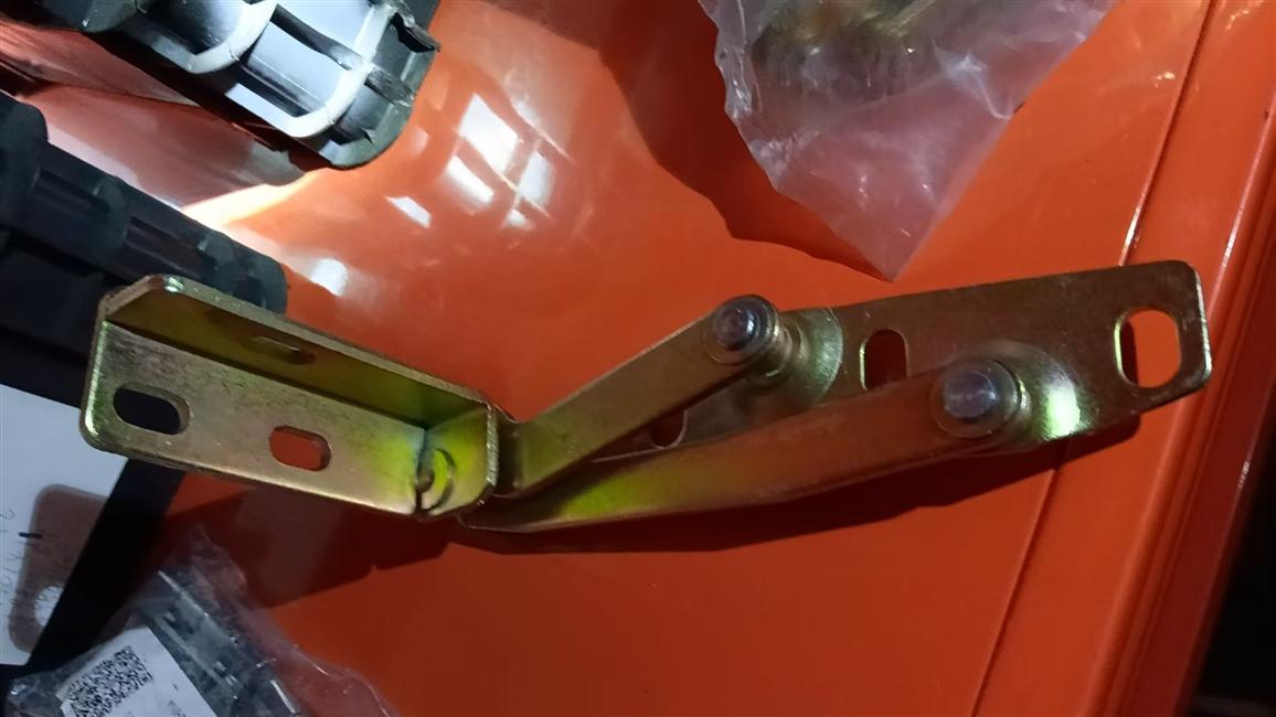 Side door hinge, four-link, steel, left front-1