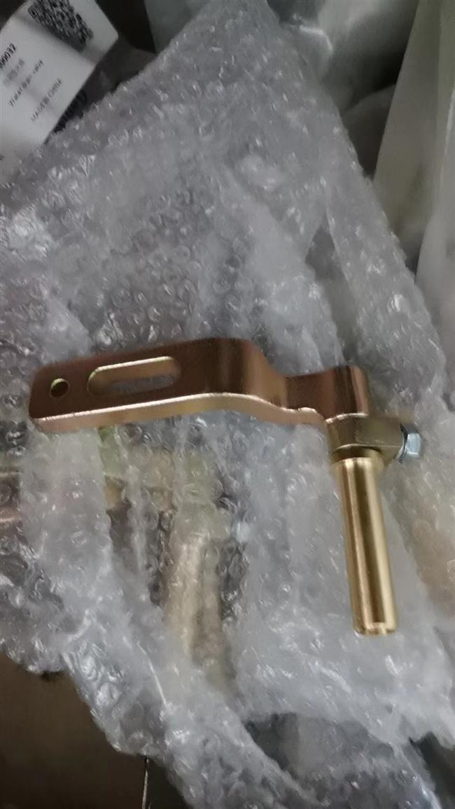 Side bin door hinge, single-axis hinge, cast steel + stainless steel, right side 20mm high, exposed optimization