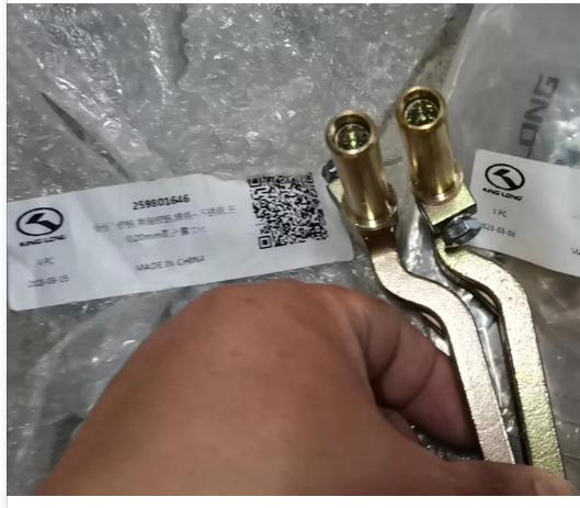 Side door hinge, single-axis hinge, cast steel + stainless steel, left side 20mm high, exposed optimization