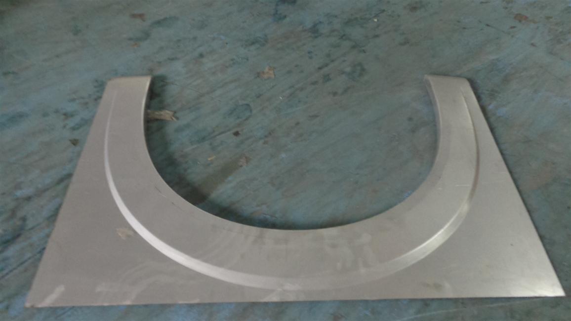Rear wheel wing plate, XMQ6900BSD4, DZn t=1.2-1