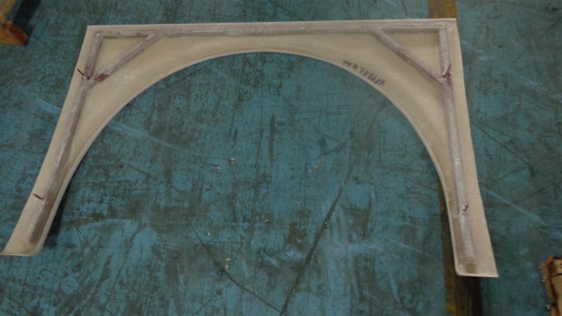 Rear wheels, wheel wings, 6898Y, fiberglass t=3.0