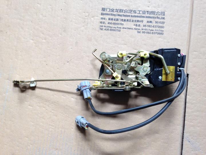 Left front door lock assembly, central control, left rudder, Jiangsu Haoyue, KS