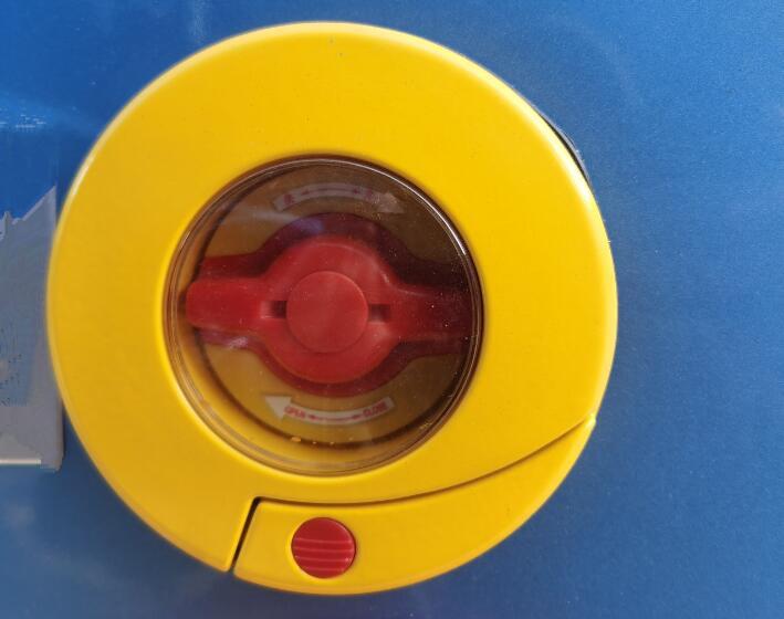 Emergency valve-door, JF106, D=90, rotary cover, air pipe joint is a right angle bent joint