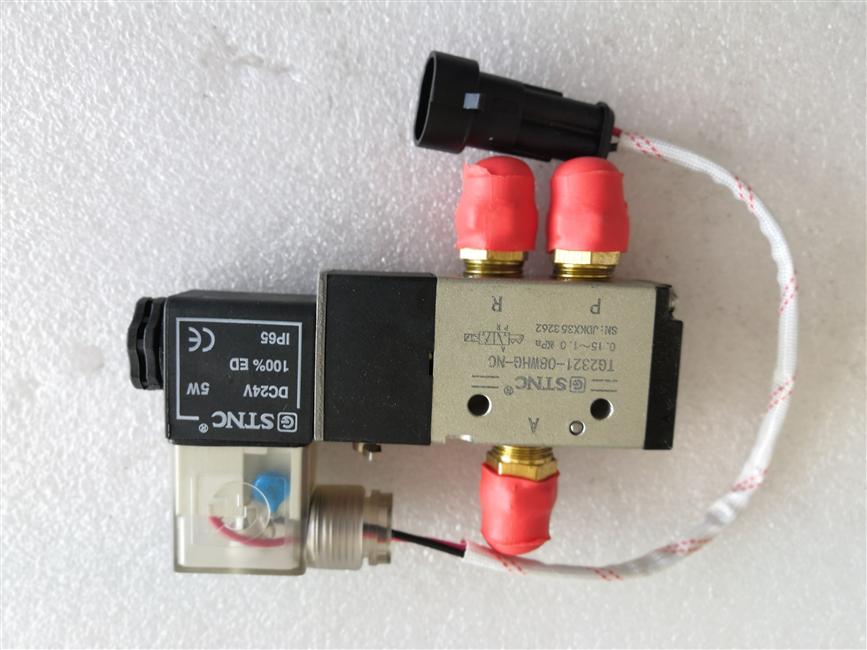 Solenoid valve-passenger door, two-position three-way, benefiting the people