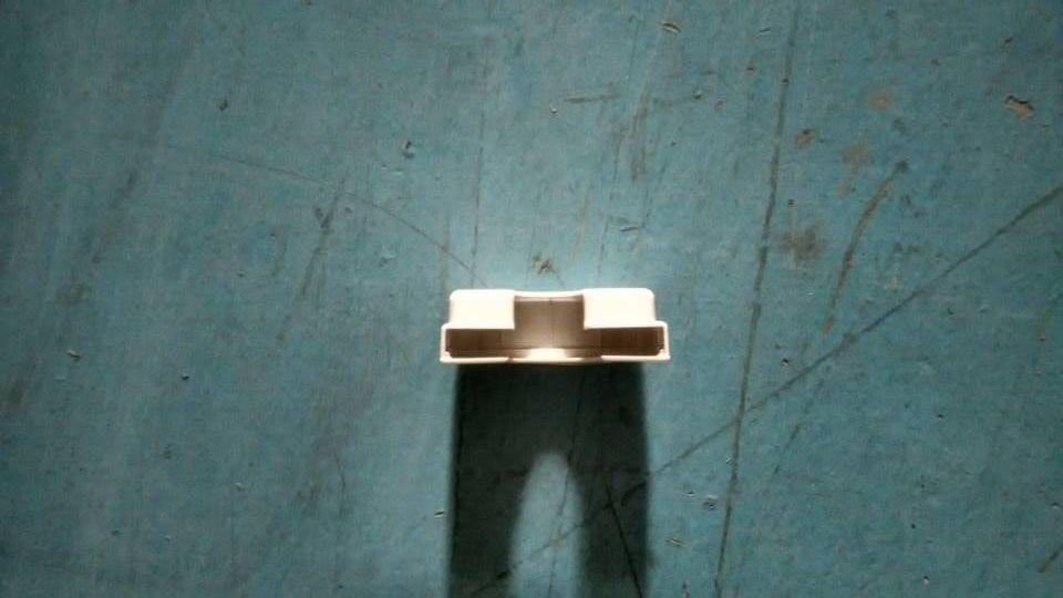 Decorative cover-passenger door bracket, large minibus, ABS, 37090, upper part-1