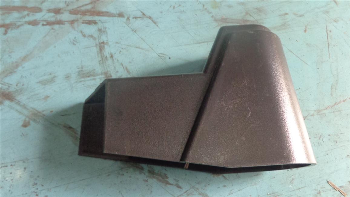 Decorative cover-door pump, K01, K07, black, ABS, at the upper end of the door pump