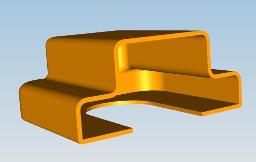 Support décoratif de porte-passager, 6129Y5, ABS, 121842 couleur claire-1