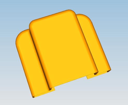 Support décoratif de porte-passager, 6129Y5, ABS, 121842 couleur claire