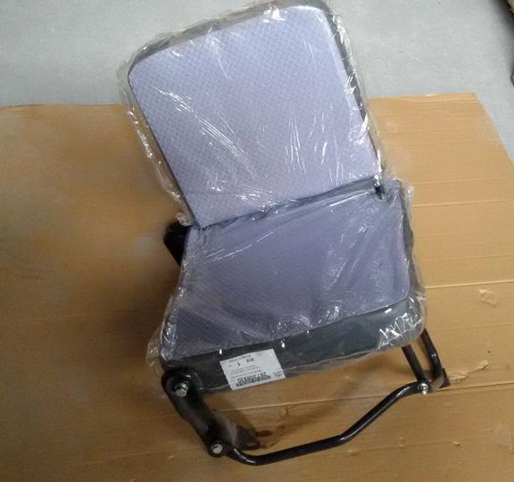 Flipped seat, left rudder, independent, PU+ plain woven, ordinary seat height