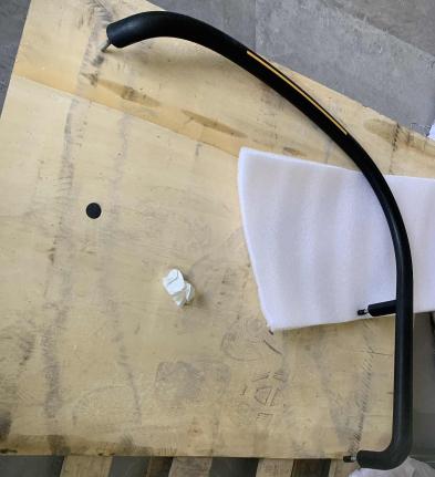 Softened handrails on the dashboard, PU foam, gray, special for Xiaolongwei instrument panel