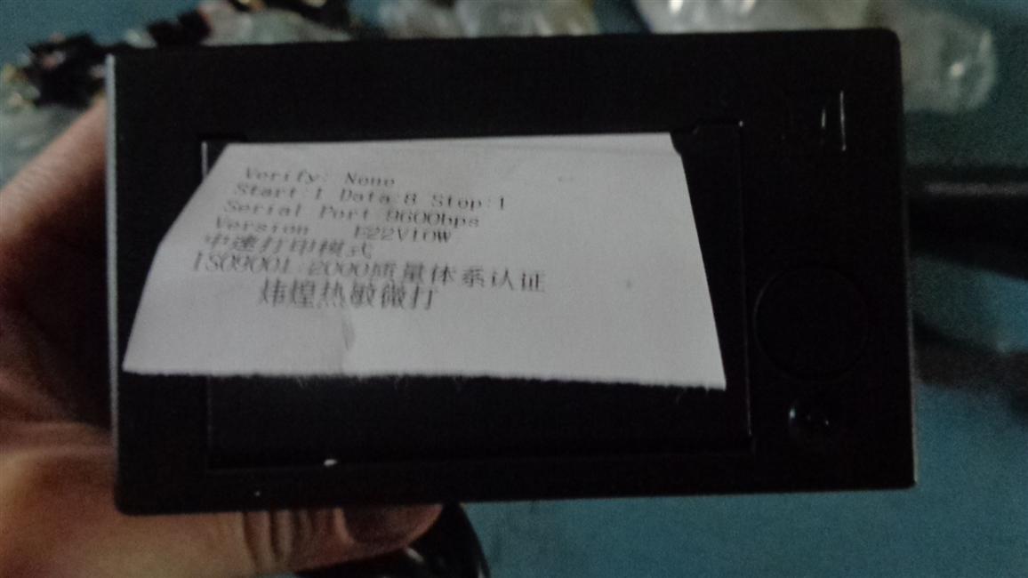 Micro printer, WH-E22, thermal type, printing paper width 57mm, diameter 33mm, 8 dot/m