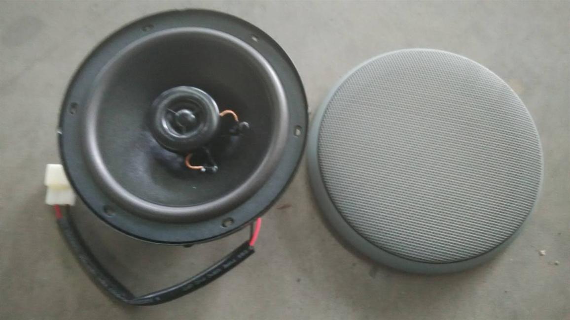 Speaker,YD 6080-2WAY ,8 Euro, 6 inches, gray