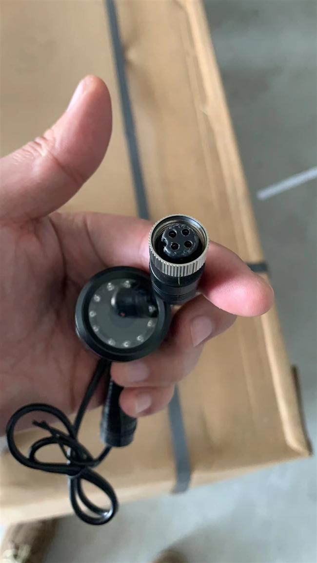 Пробный контроль, CCD00, цилиндрическая камера заднего вида Dalongwei, новое национальное стандартное определение интерфейса-2