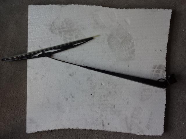 Sub-scraping arm and scraper assembly, left rudder, assembly co-pilot side-2