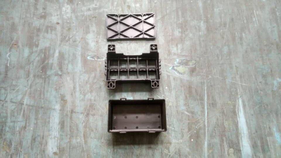 Relay installation box, YRB-10-1, 1230502-1