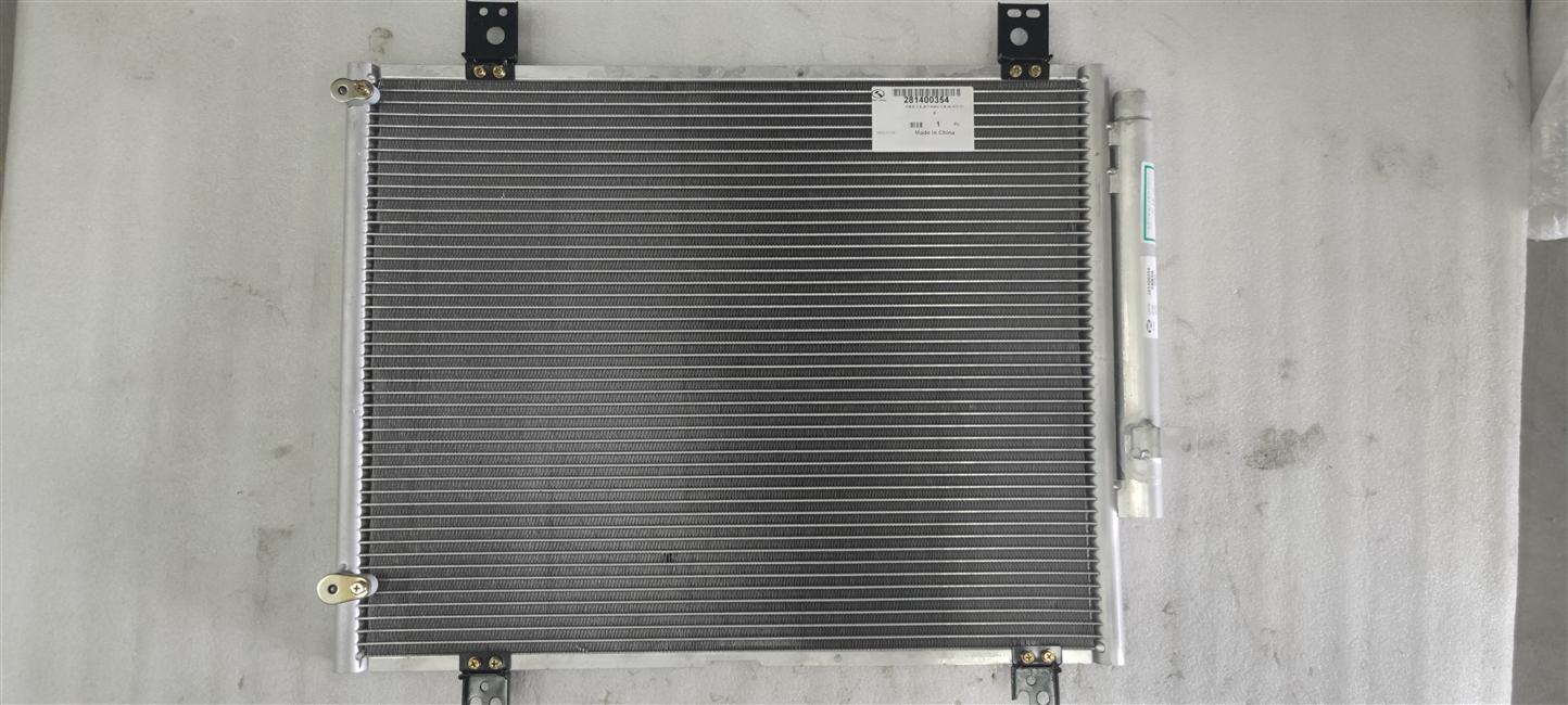 Condenser, left rudder, front air conditioner, front and rear air conditioner, VN, universal, KV