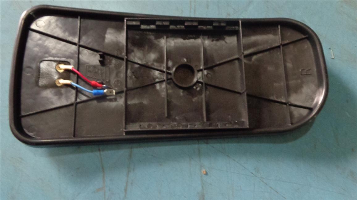 Right rear view lens, 32 degrees/25 degrees, without EMARK, FJ-JL-SWFDc05fHb