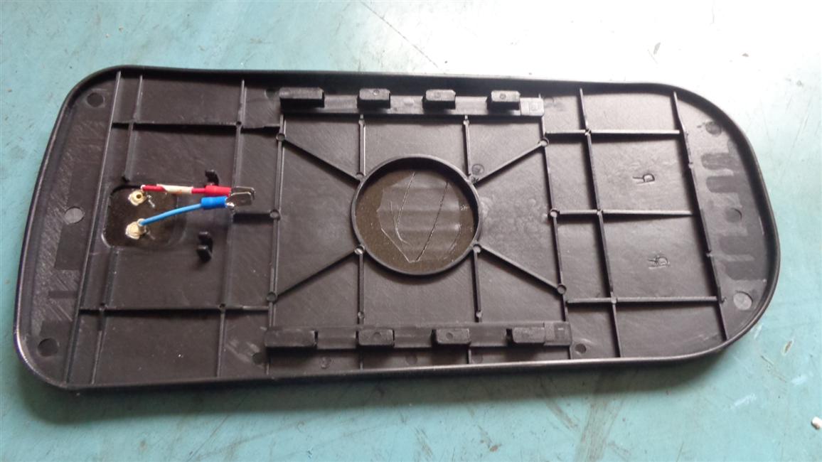 Right rear view lens, 32 degrees/25 degrees, with EMARK, FJ-JL-SWFDc05fHb