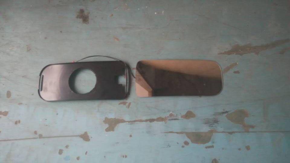 Rearview mirror lens assembly (with defrosting), 282200080/282200090